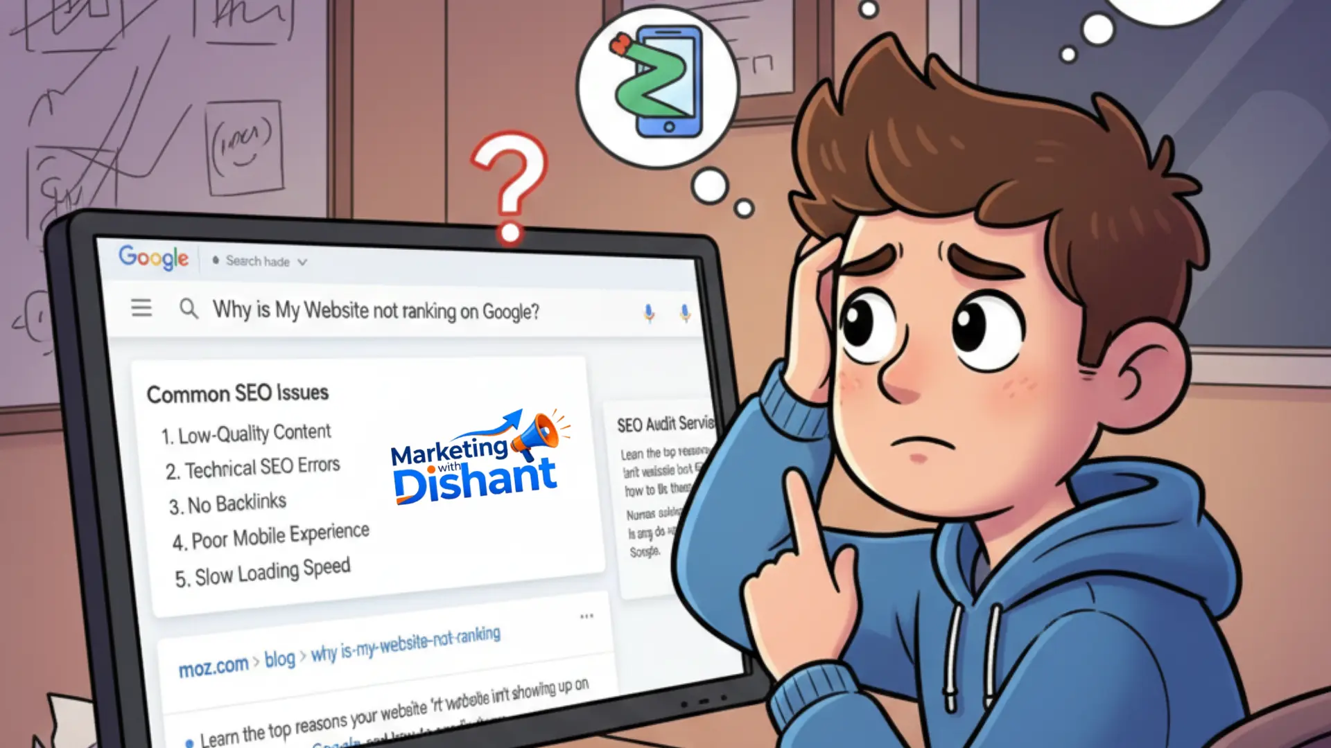 website not appearing on Google