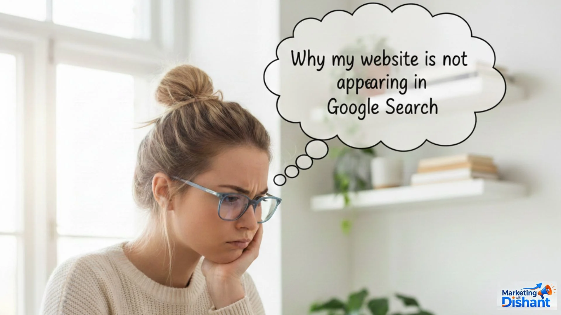 website is not showing in Google search