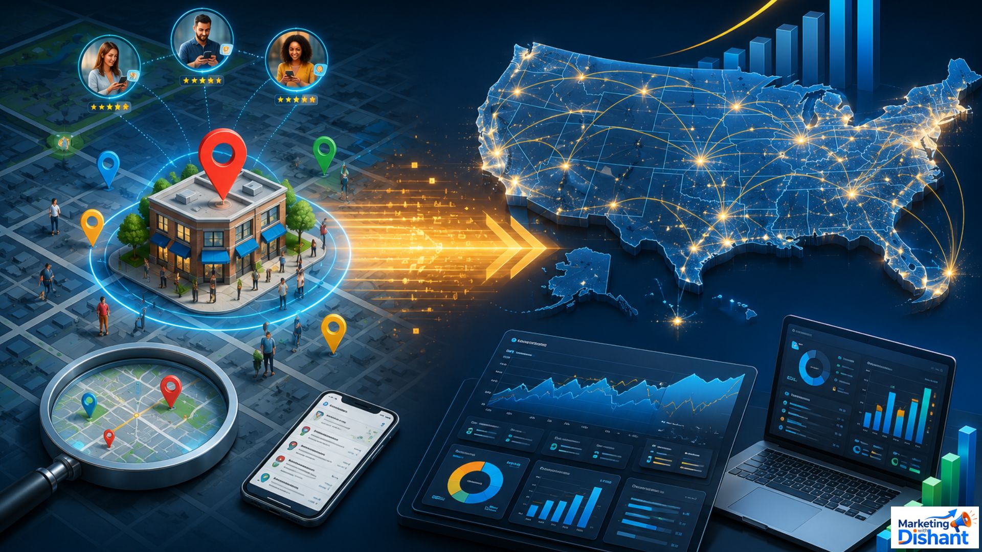 Local seo to national seo